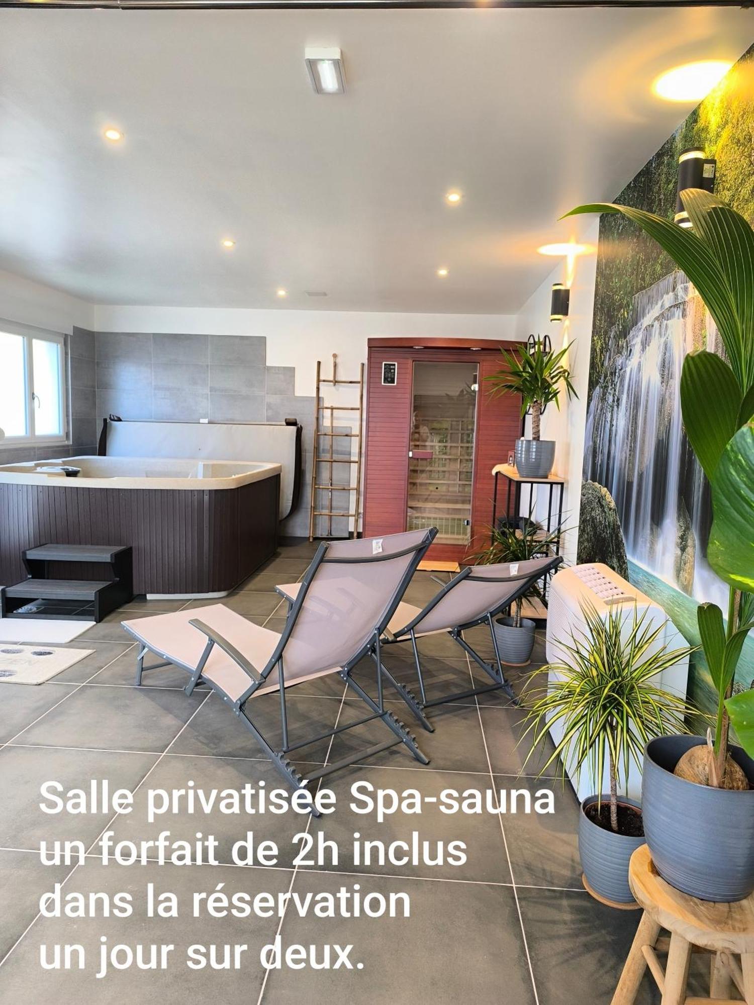 Gite Bonheur Et Charme Spa-Sauna Forfait 2H Inclus Kintzheim Exterior foto